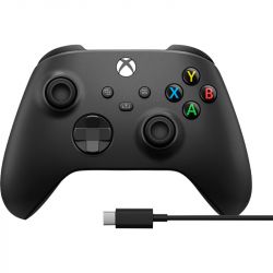 Joystick Xbox One X/S Wireles Controlle - Black + Usb Cable