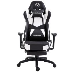 Butaca Silla Makkax Blanca Negra / Black Snow AL-1C i450