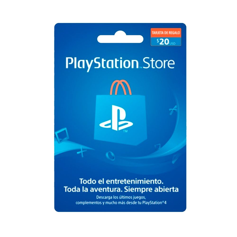 Playstation 4 Tarjeta Wallet Usd 20 Gift Psn Plus / Monedero i3