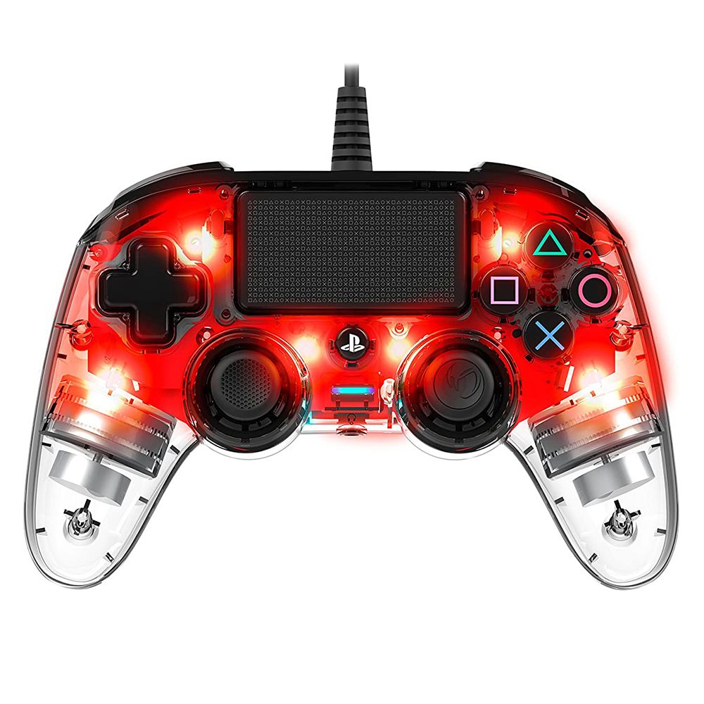 Joystick Ps4 Nacon Red Wired Compact Illuminated i3